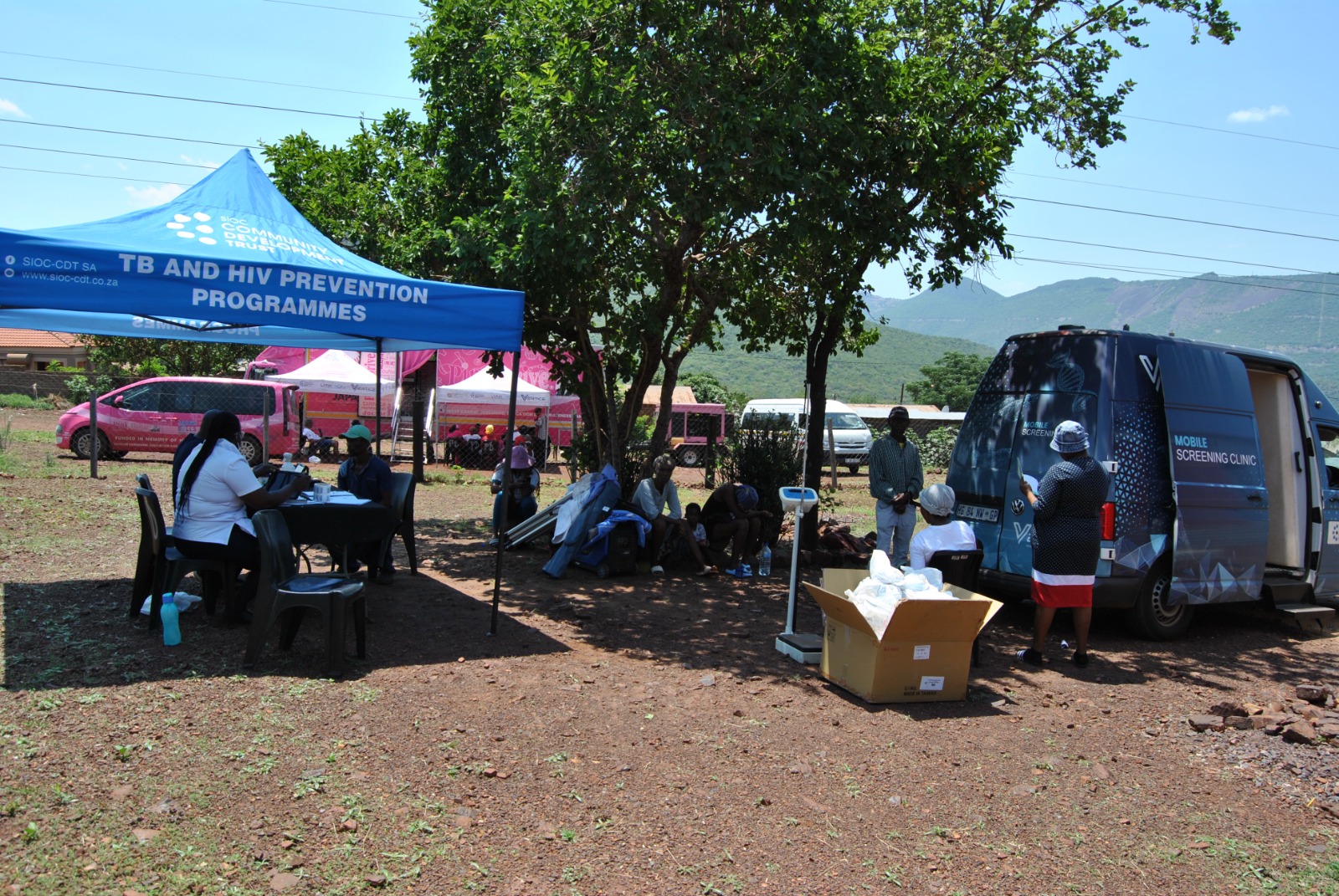 Mobile TB and HIV screening clinic using Nexus AI CXR in rural communities, South Africa